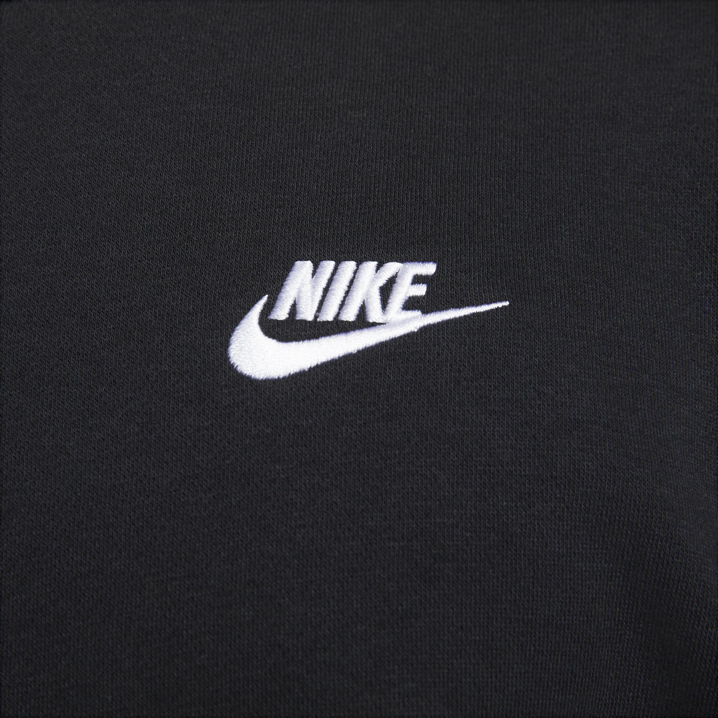Womens Nike Sportswear Club Fleece Crew-Neck Sweatshirt | DQ5473-010 Product Image