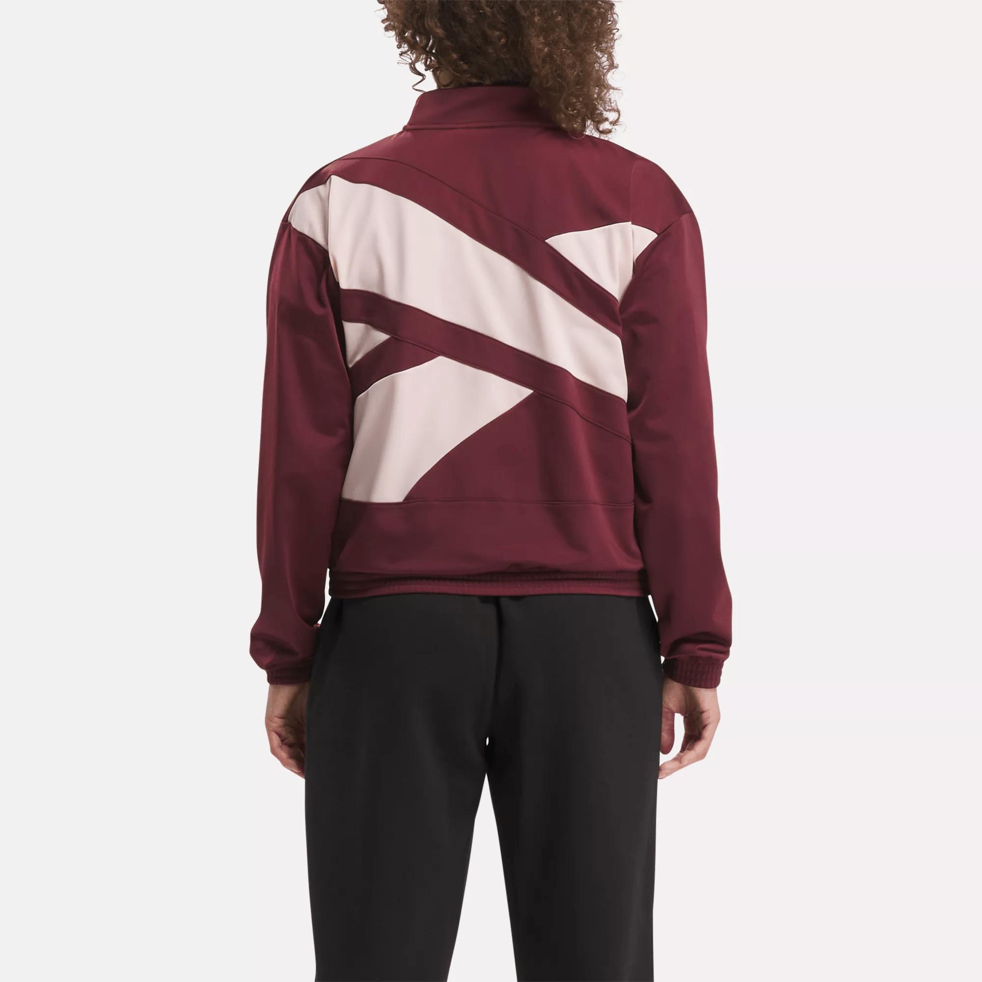 Women's Reebok Identity Back Vector Tricot Track Jacket Female Product Image