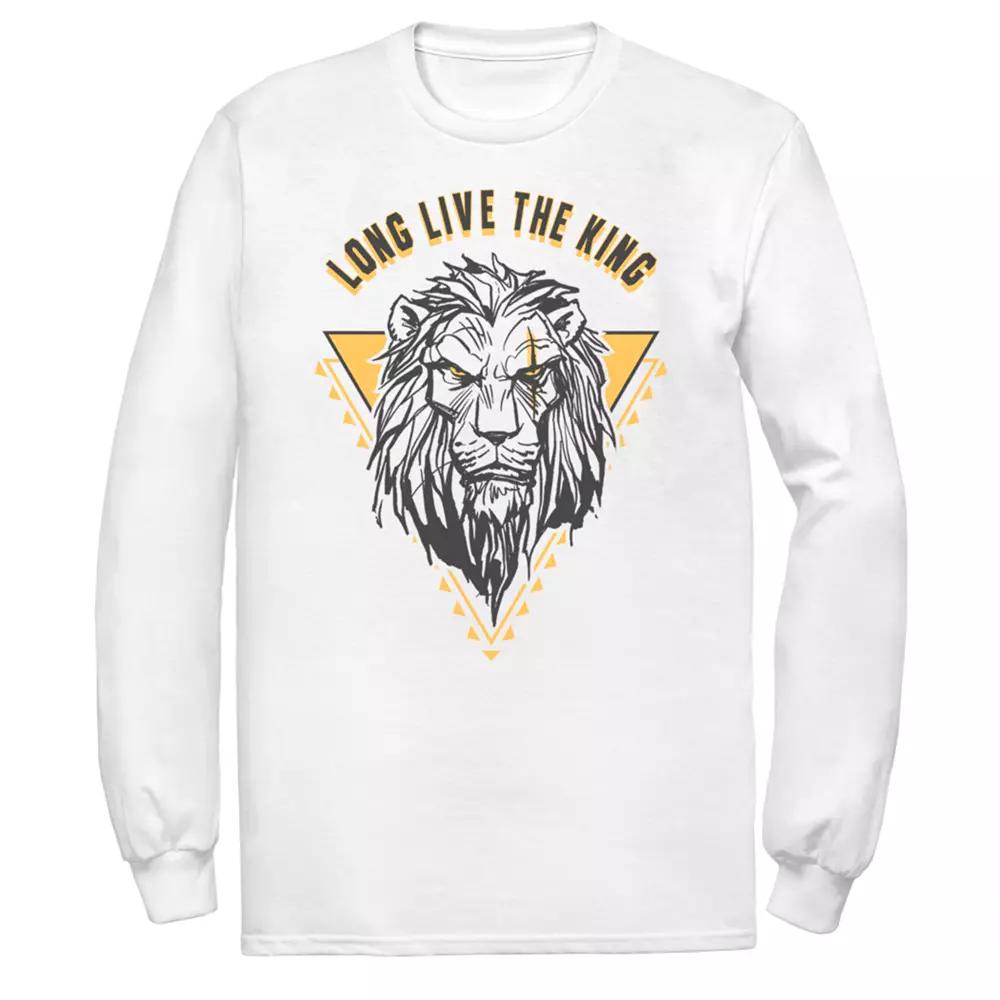 Men's Disney Lion King Scar Tee, Size: Large, White Product Image