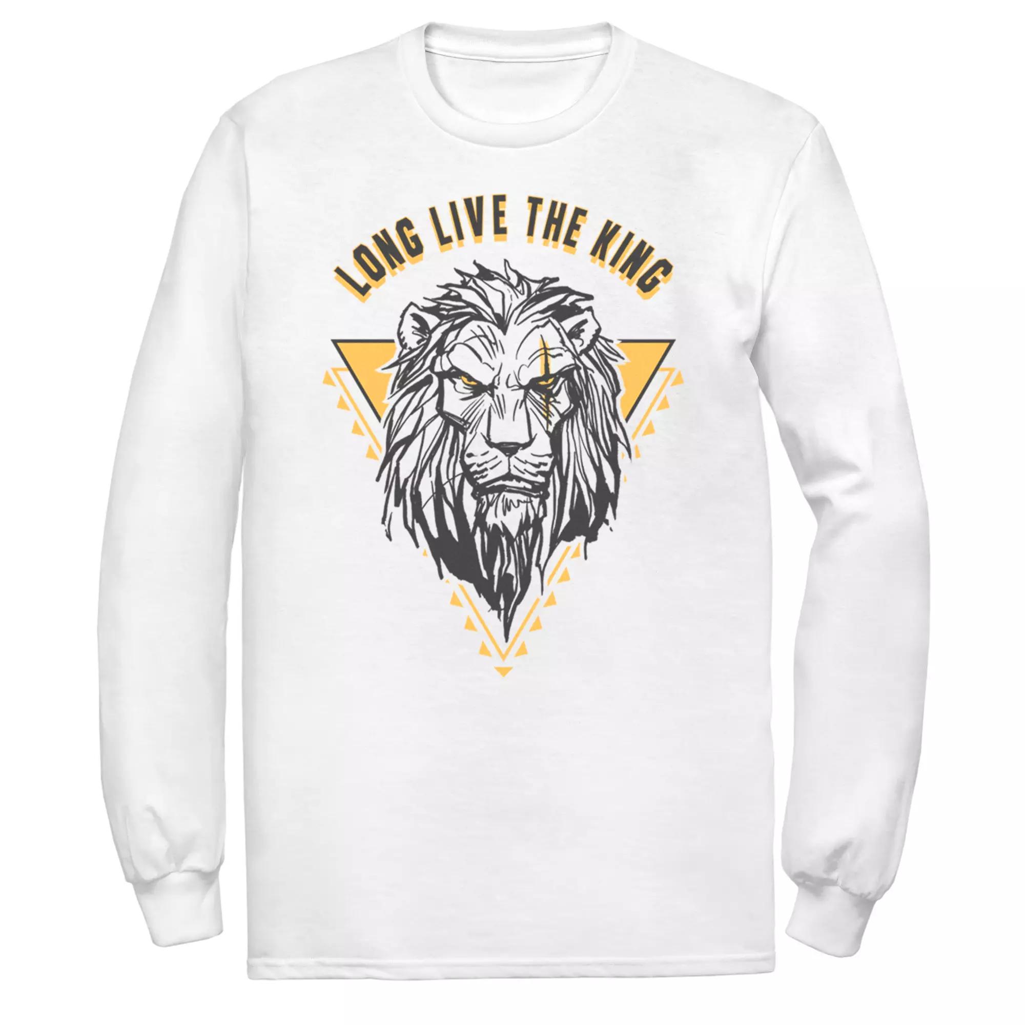 Men's Disney Lion King Scar Tee, Size: Large, White Product Image