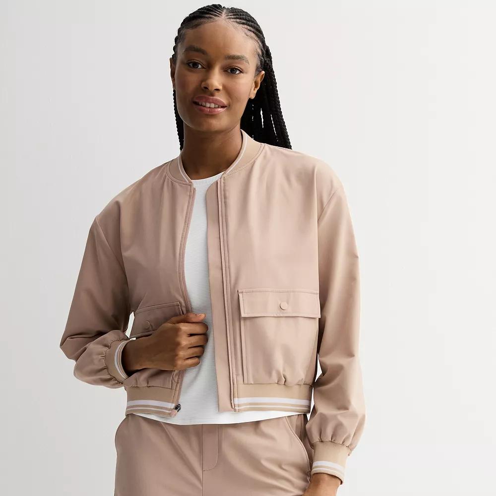 Women's Tek Gear® Sport Gear Woven Bomber Jacket,  Product Image