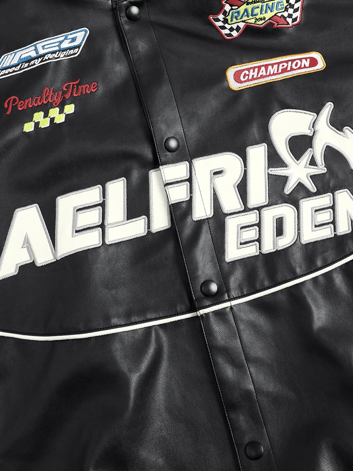 Aelfric Eden Racing Leather Jacket Product Image