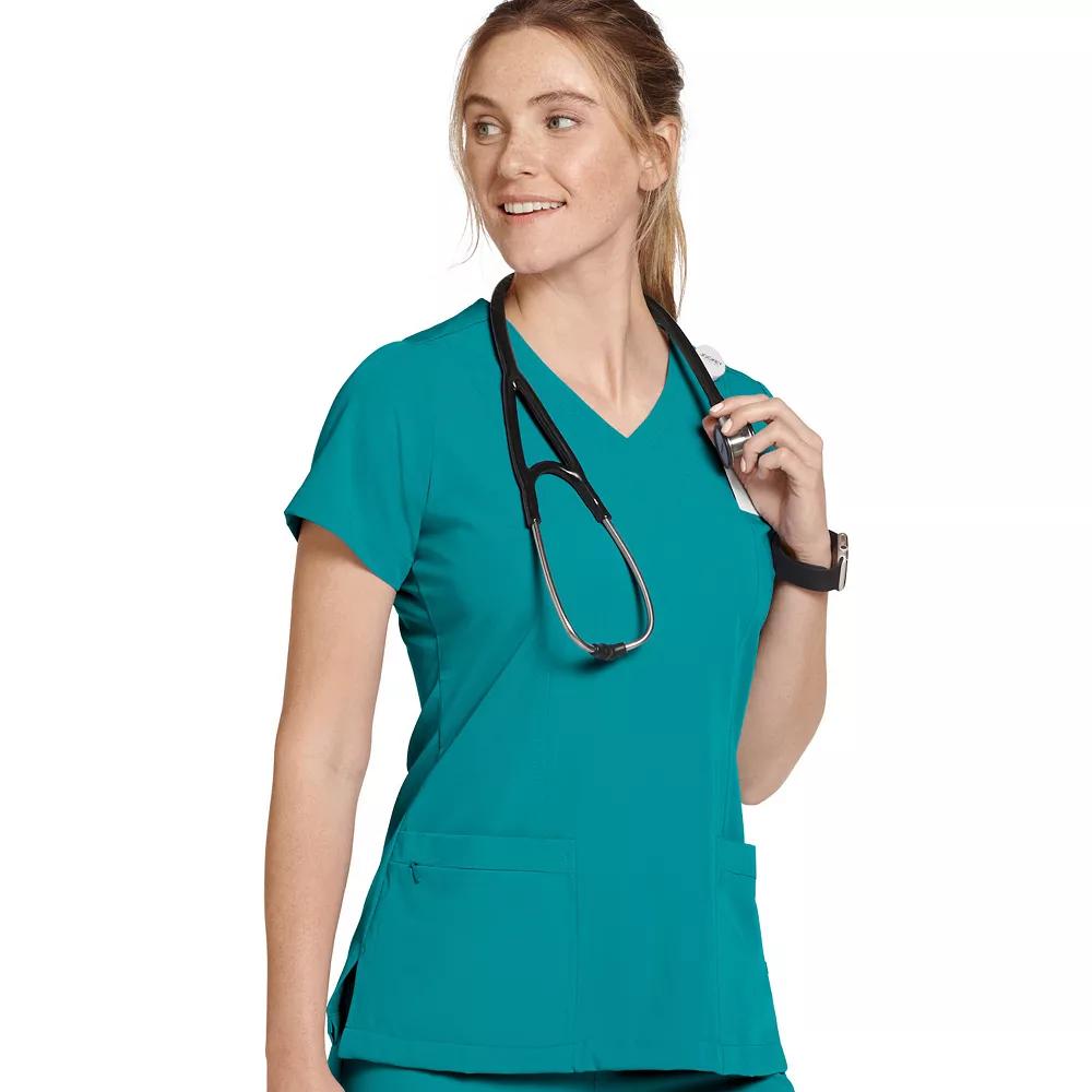 Women's Jockey® Scrubs Mock Wrap Top 2306,  Product Image