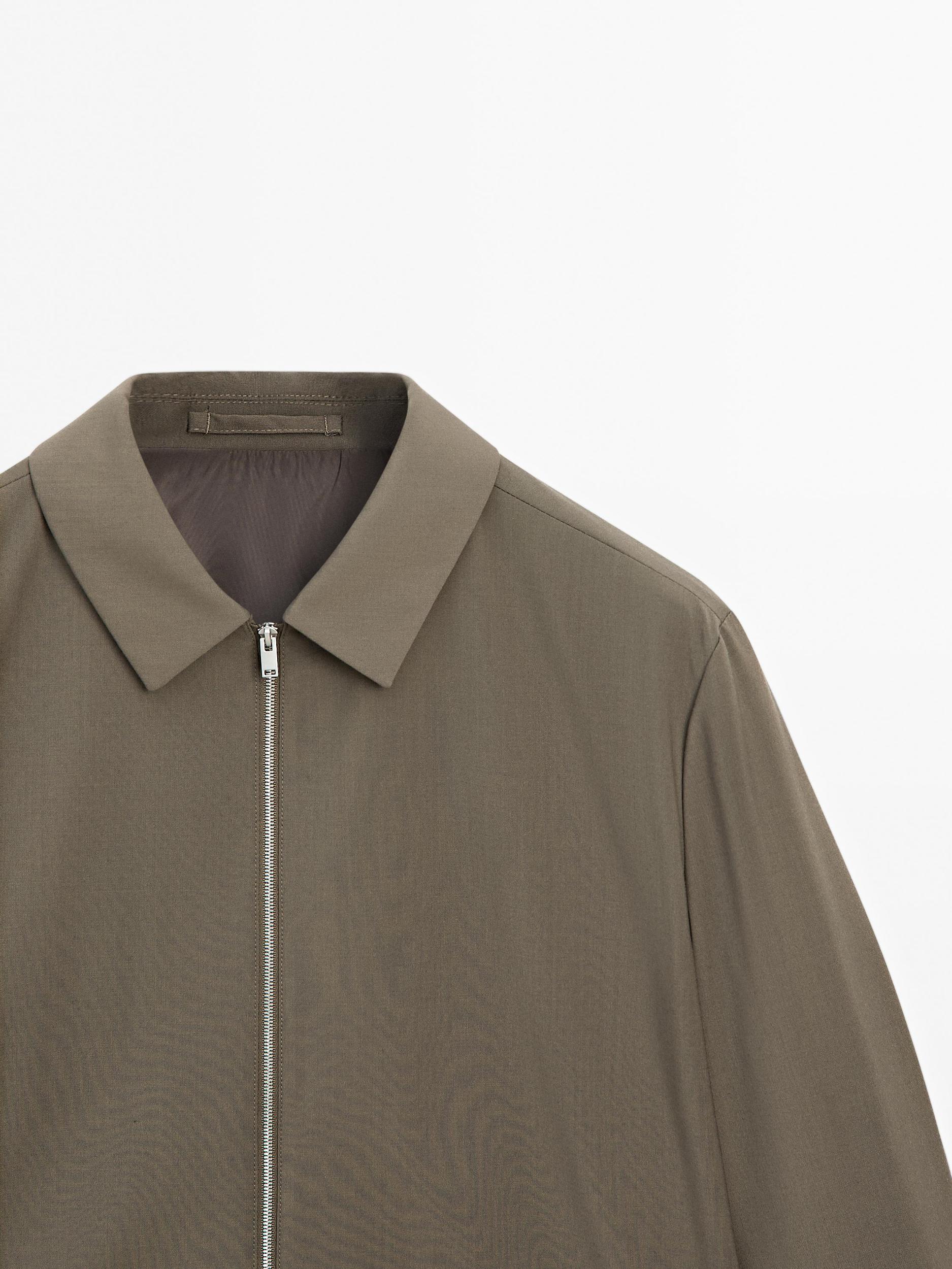 Total look wool blend jacket Product Image