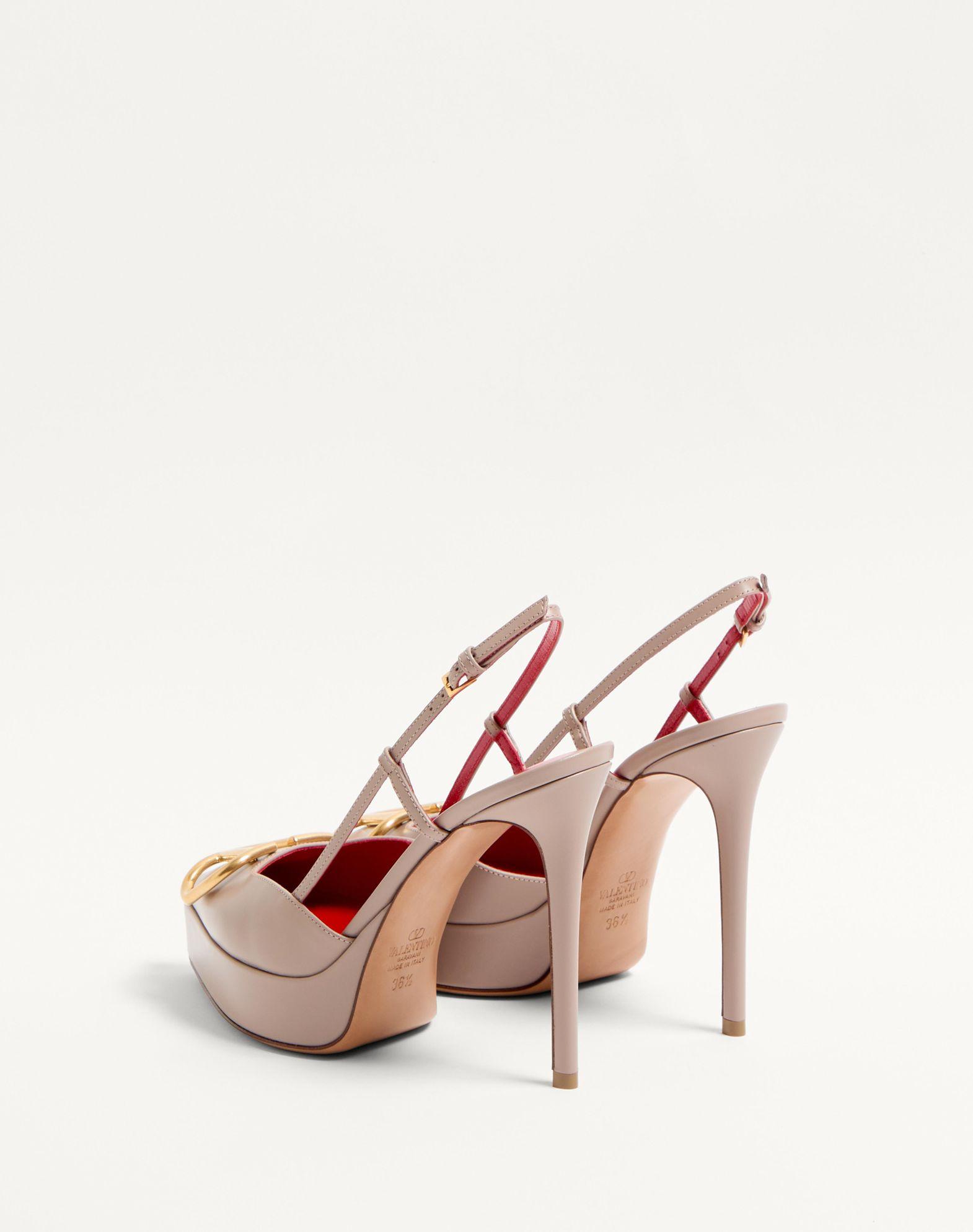 Vlogo Signature Calfskin Slingback Platform Pump 120Mm Product Image