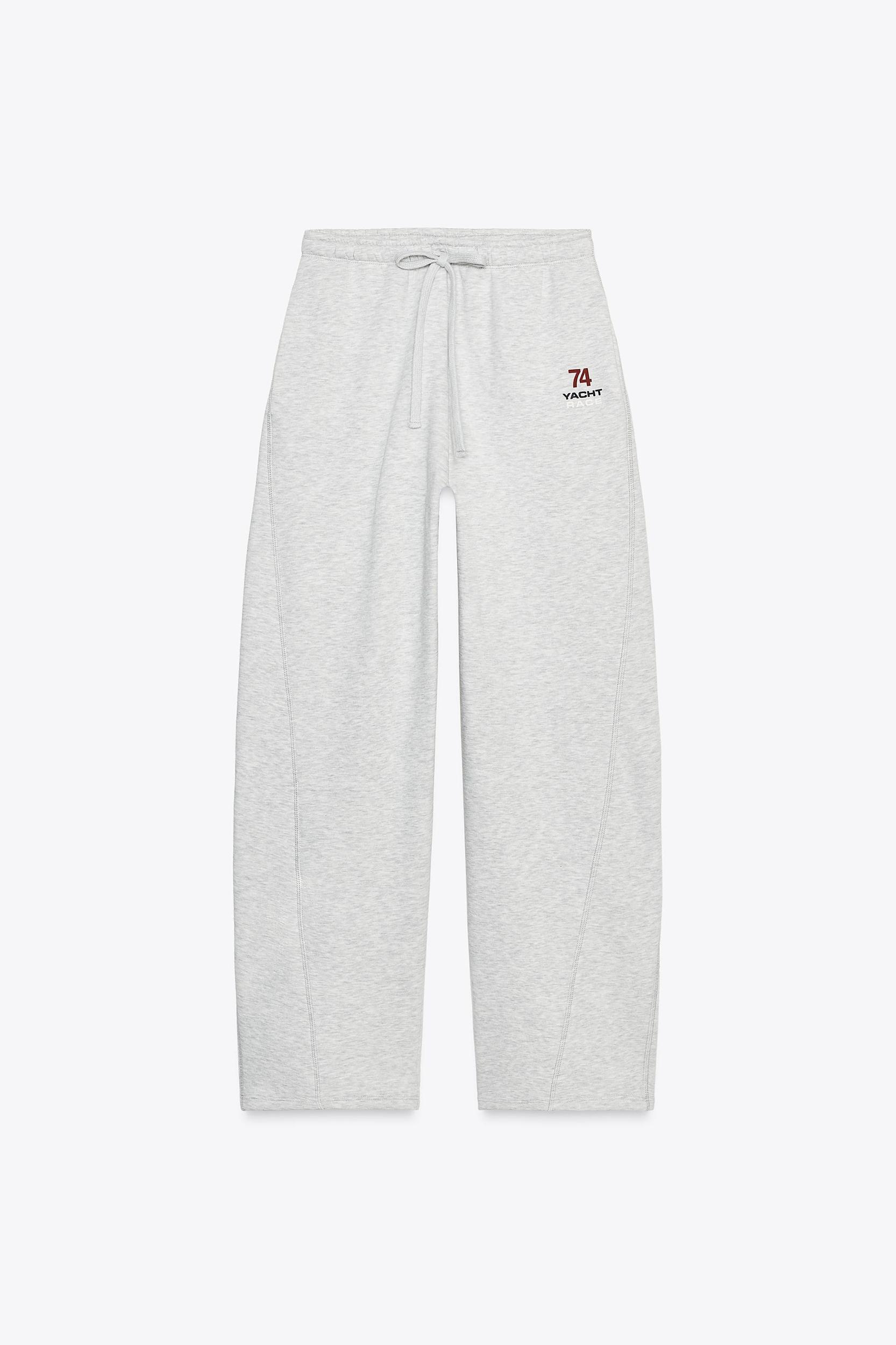 TEXT DETAIL PLUSH PANTS Product Image