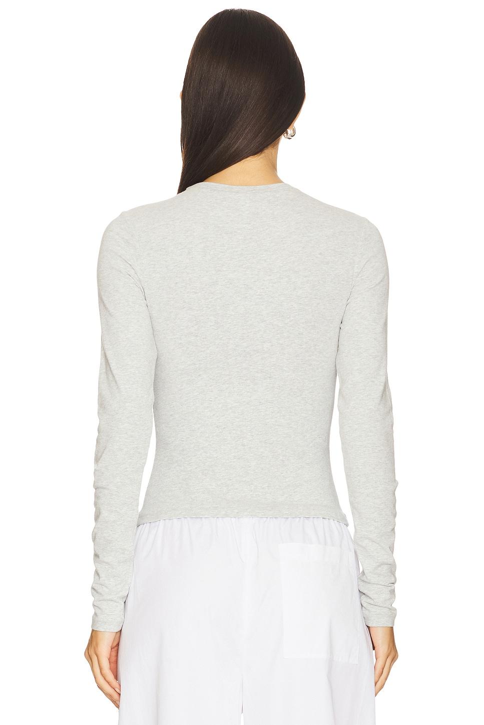 Cotton Jersey Long Sleeve T-Shirt SKIMS Product Image