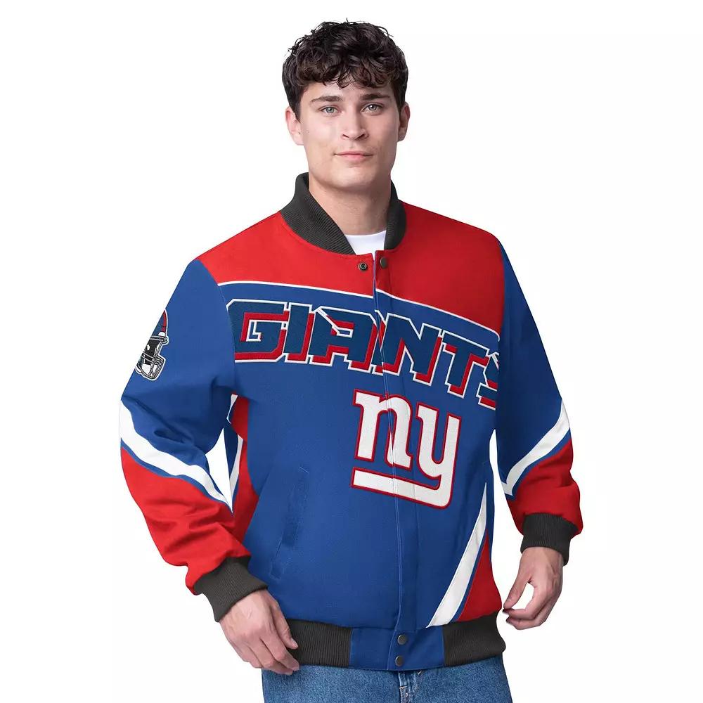 Men's G-III Extreme Royal New York Giants Maximum Racing Full-Snap Jacket,  Product Image