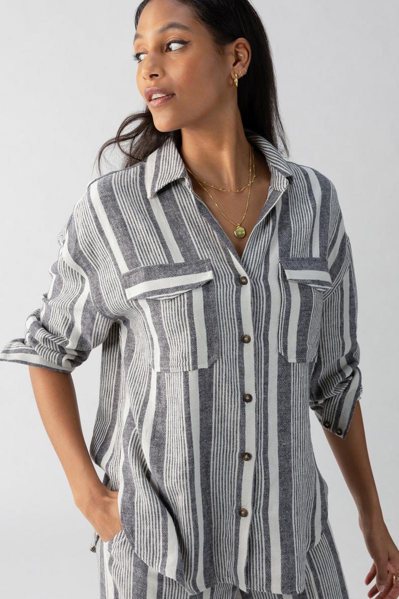 Pocket Shirt Variegated Stripe Product Image