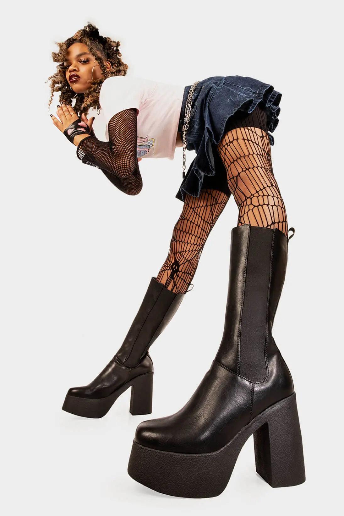 Takeover Platform Calf Boots Product Image