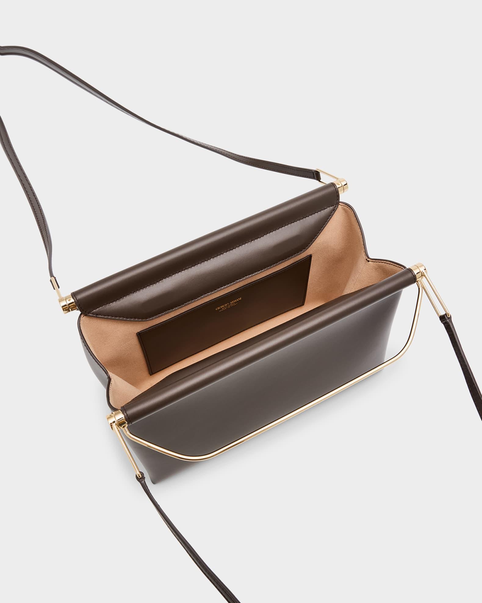 Avenue Large Polished Leather Clutch Bag Product Image