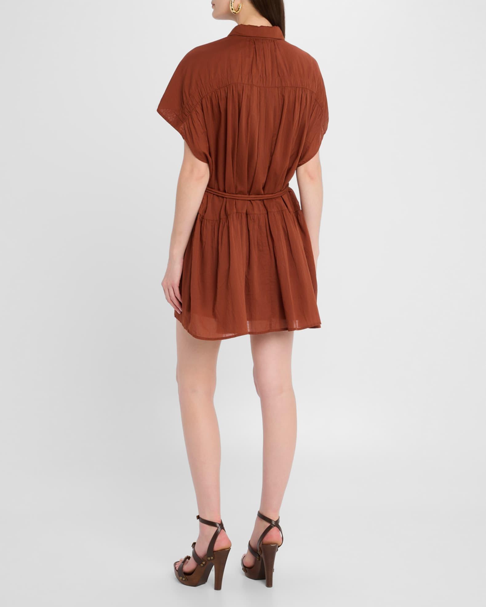 Agnezca Organic Cotton Voile Mini Shirtdress Product Image