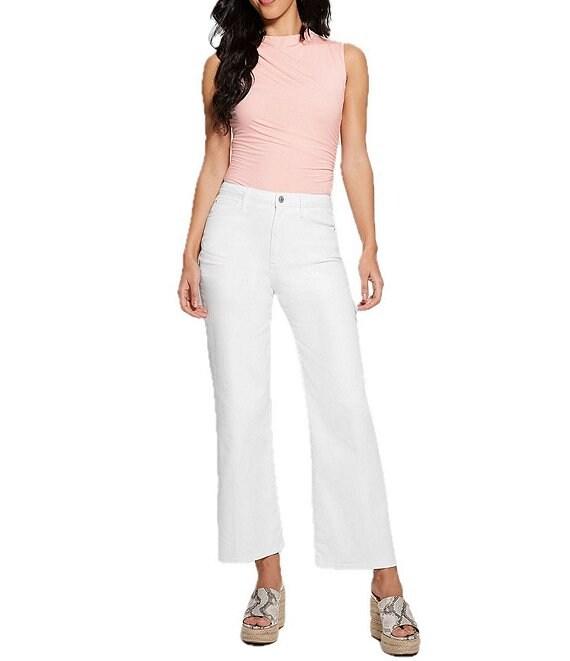 Guess High Rise Wide Leg Jeans Product Image