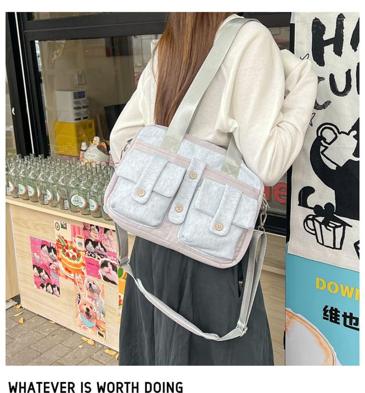 Plain Multi-Pocket Computer Bag Product Image