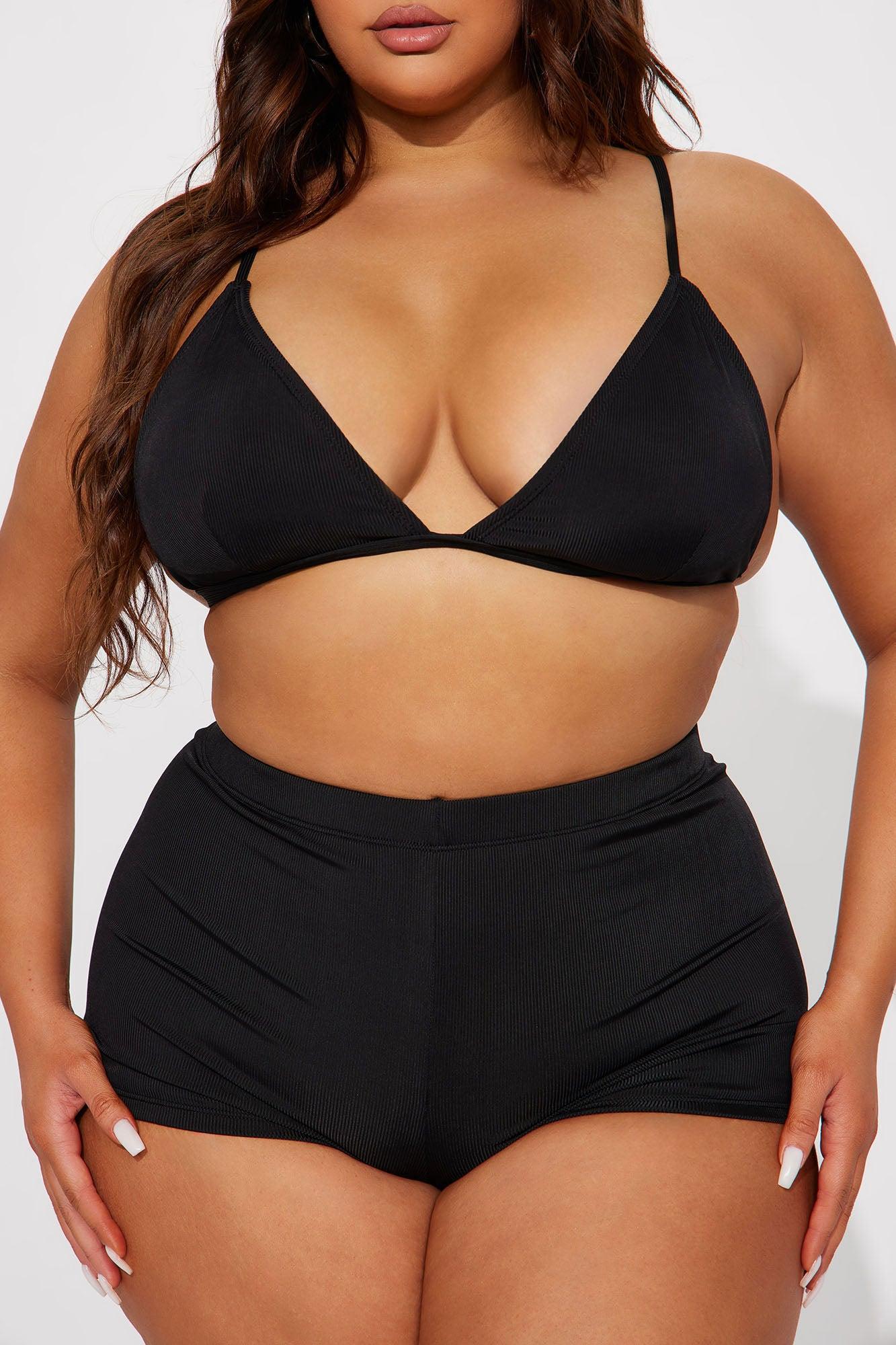 Leilani 2 Piece Short Bikini - Black Product Image