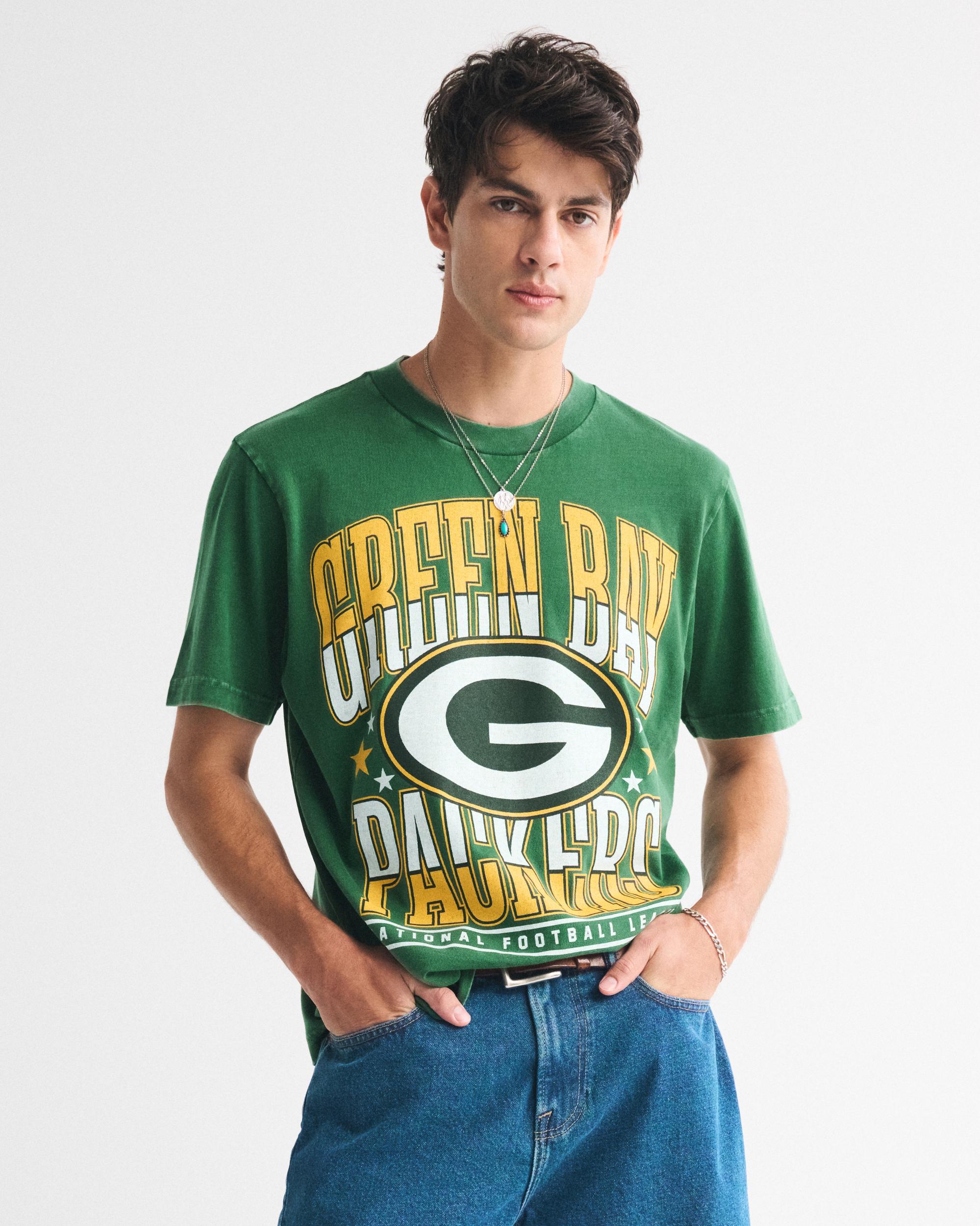 Green Bay Packers Vintage-Inspired Graphic Tee Product Image