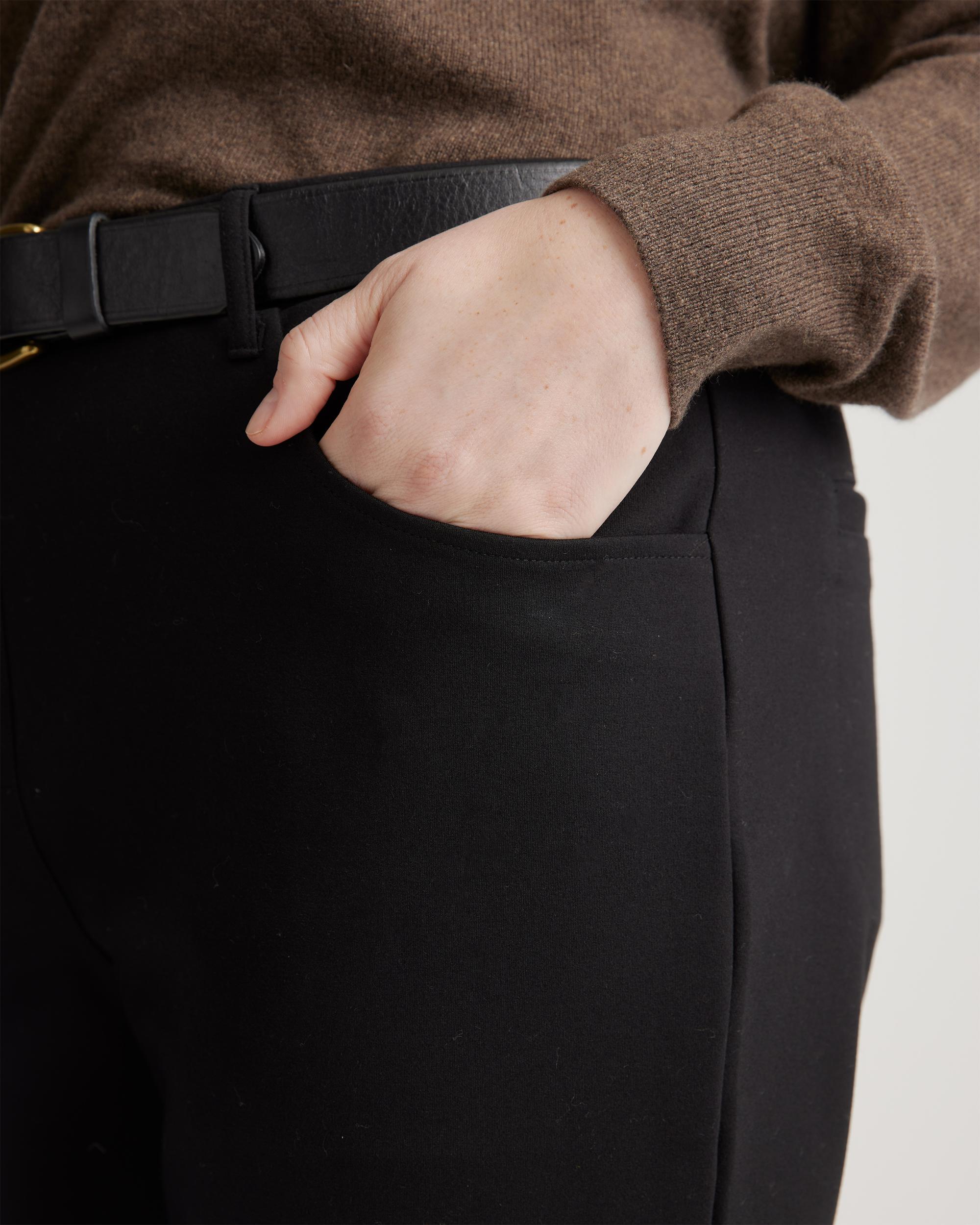 Quince | Women's Ultra-Stretch Ponte Straight Leg 4-Pocket Pants Size XS, Rayon Product Image