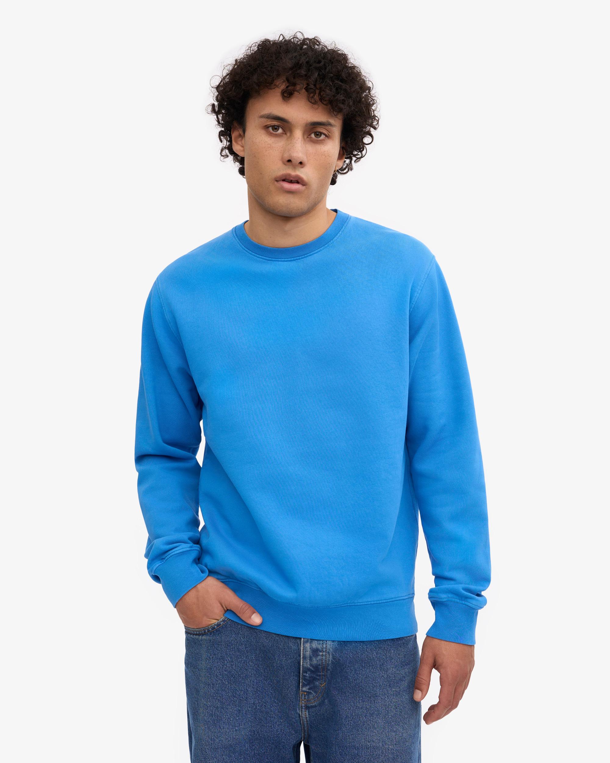 Classic Organic Crew - Pacific Blue Product Image