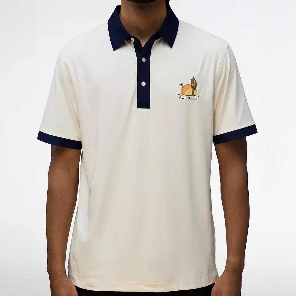 Men's SwingJuice Golf Saguaro Polo, Size: Small, Blue Product Image
