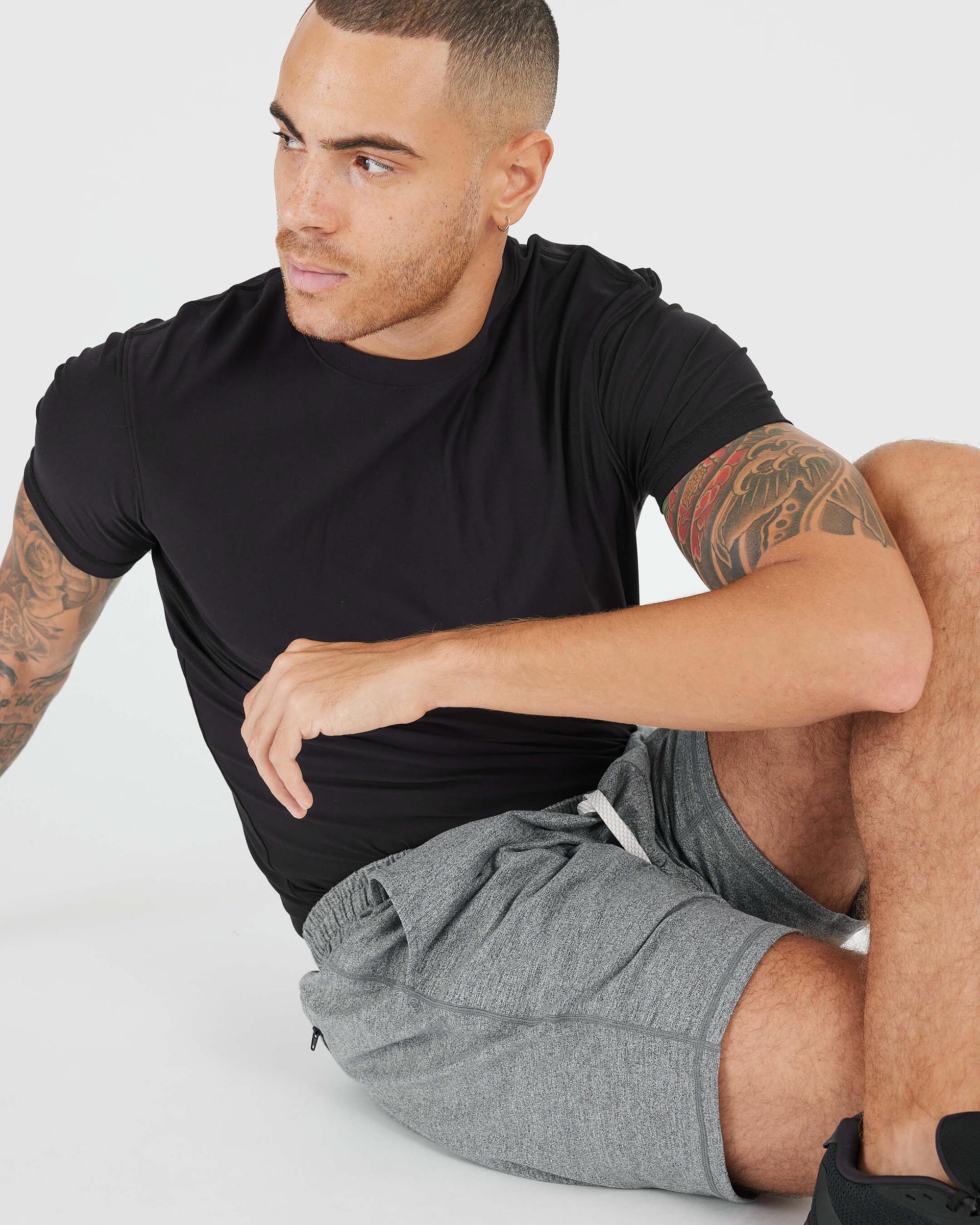 Heather Gray Active Comfort Shorts Product Image