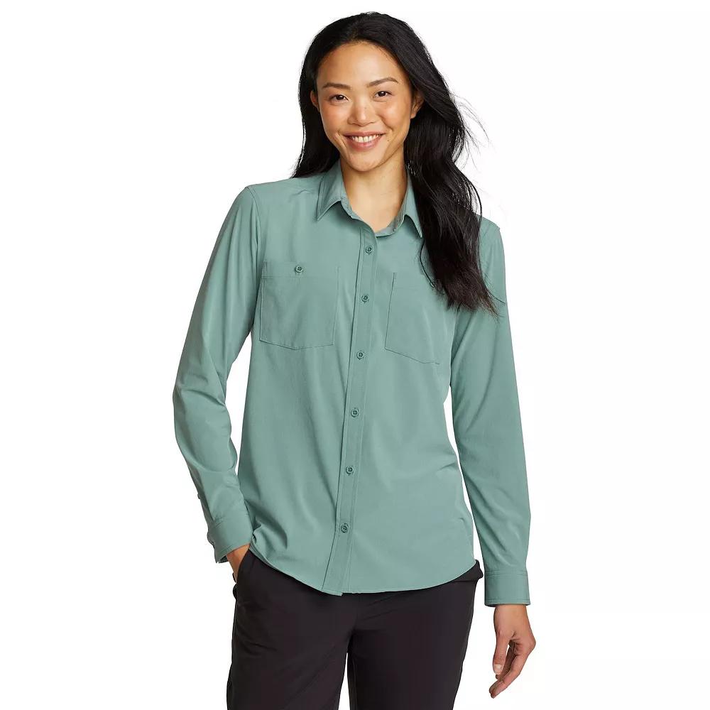 Women's Eddie Bauer Tall Departure 3.0 Lons Sleeve Shirt,  Product Image