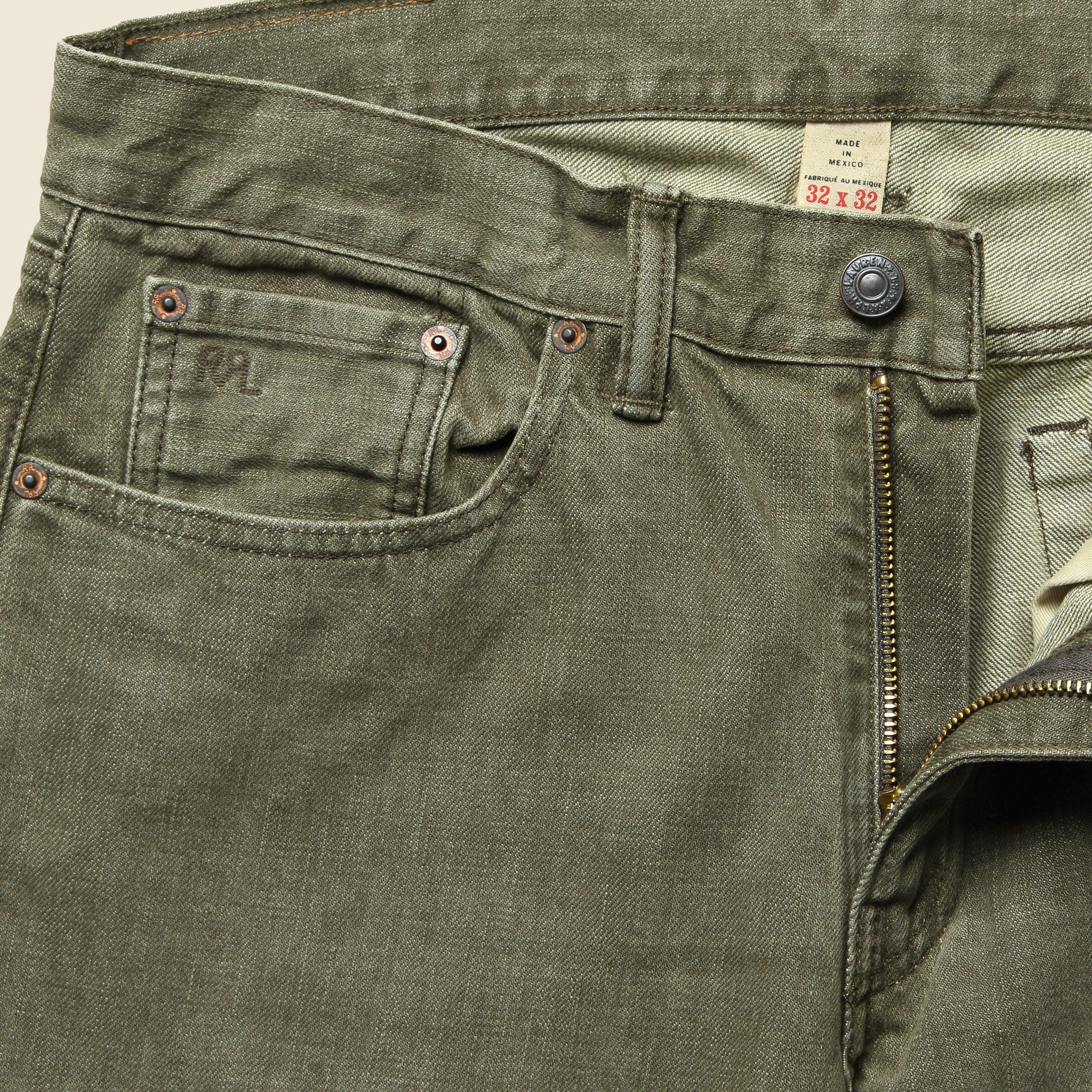 Slim Fit Jean - Olive Product Image