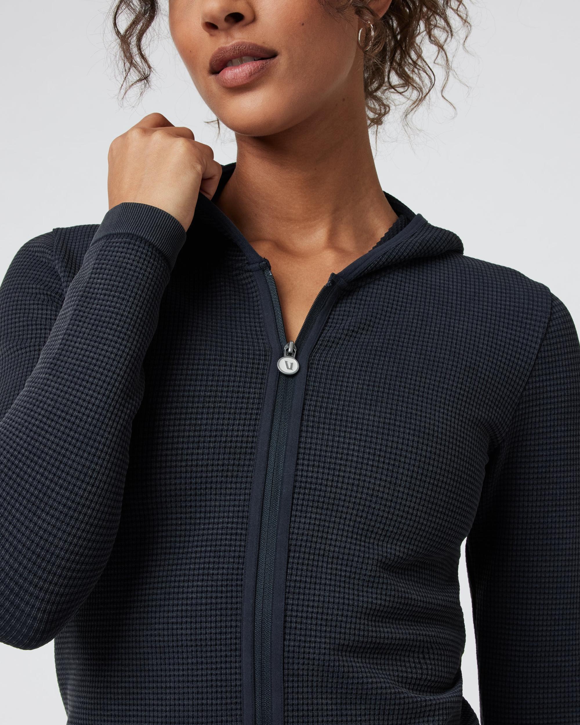 Waffle Seamless Zip Hoodie Product Image