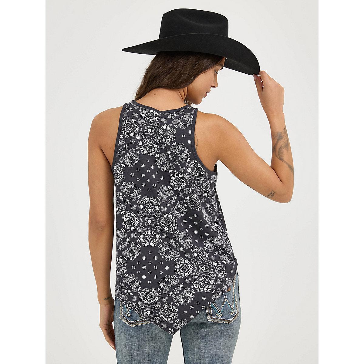 Women's Wrangler Allover Bandana Print Tank Product Image