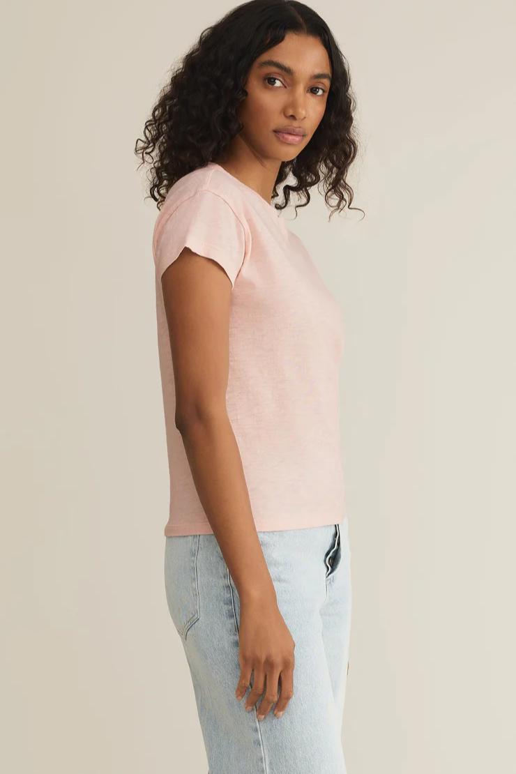 Modern Slub Tee - Pink Salt Product Image