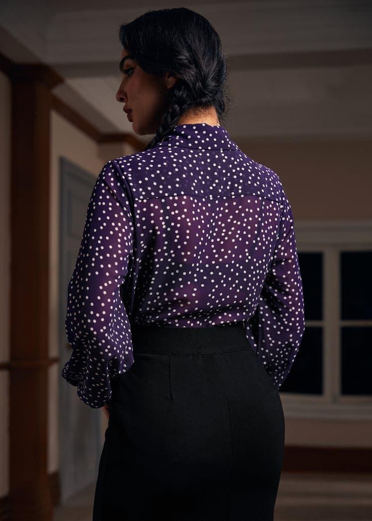 Enchanted Evening Collared Blouse Product Image