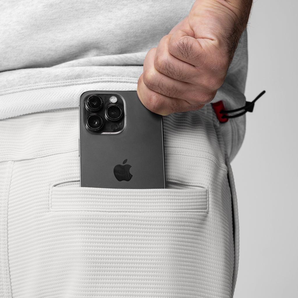 1034. Deltapeak® Straight Leg Sweats - Light Grey Product Image