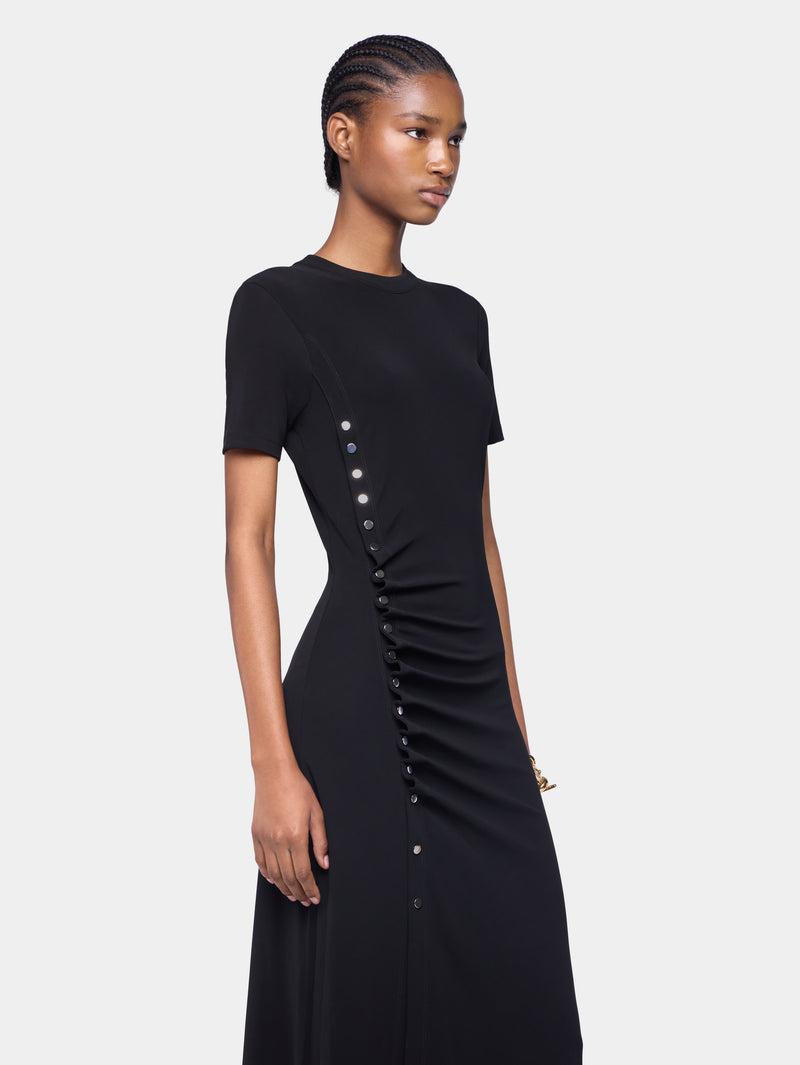 DRAPED LONG DRESS IN JERSEY Product Image