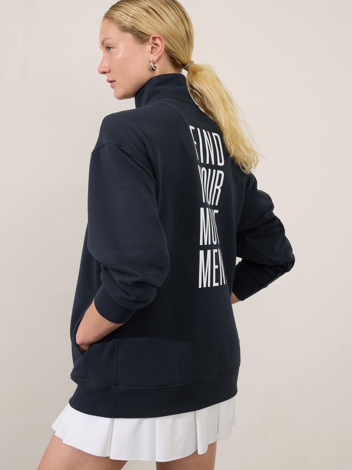 Power of She Forever Fleece 1/4 Zip Sweatshirt Product Image