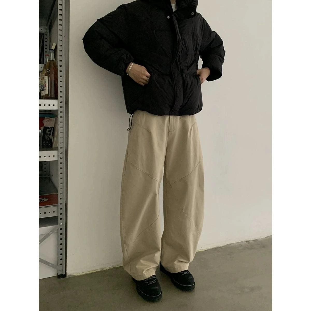 RT No. 18756 RECONSTRUCTED MACHETE STRAIGHT PANTS Product Image