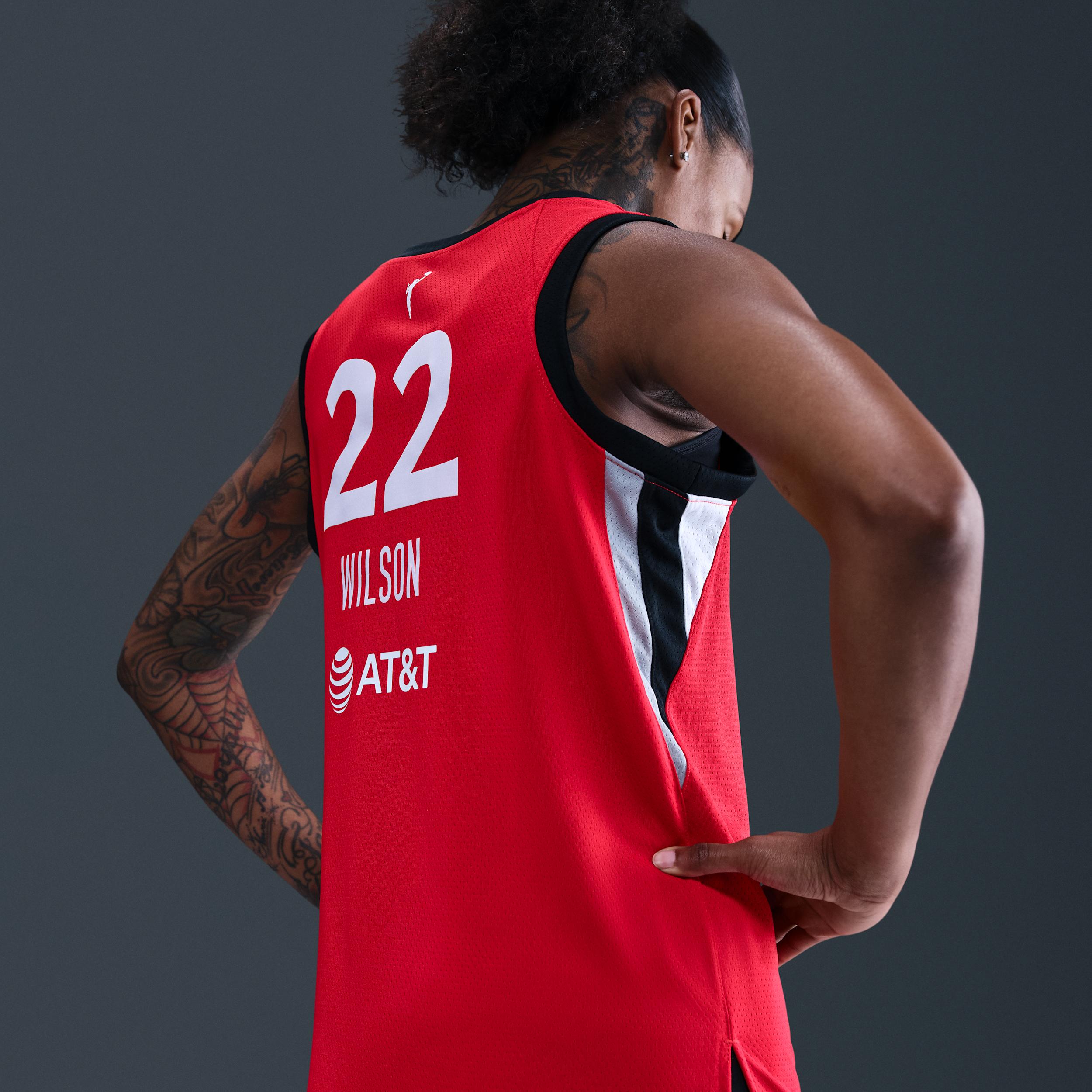 A'ja Wilson Las Vegas Aces 2024 Rebel Edition Nike Women's Dri-FIT WNBA Victory Jersey Product Image