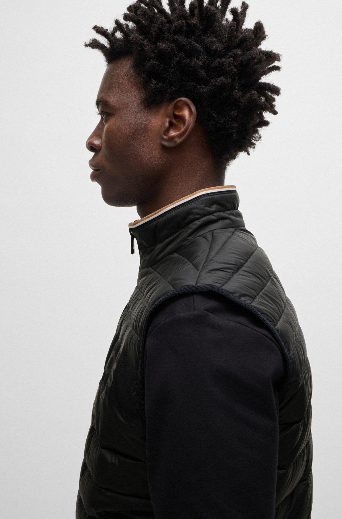 Water-repellent gilet with 3D-logo tape Product Image