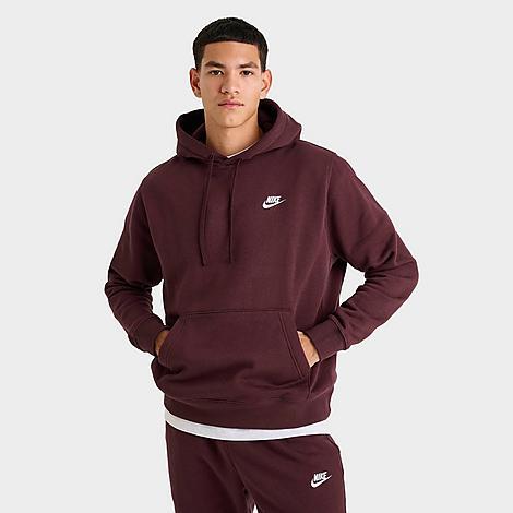 Mens Nike Sportswear Club Fleece Pullover Hoodie | BV2654-100 Product Image