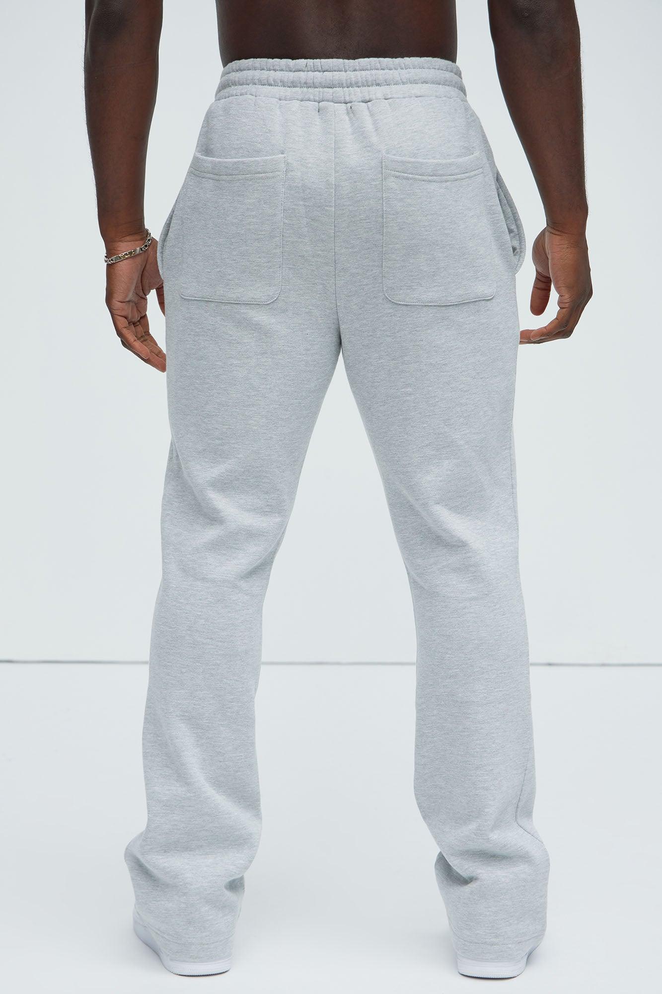 Tyson Original Skinny Flare Sweatpants - Heather Grey Product Image