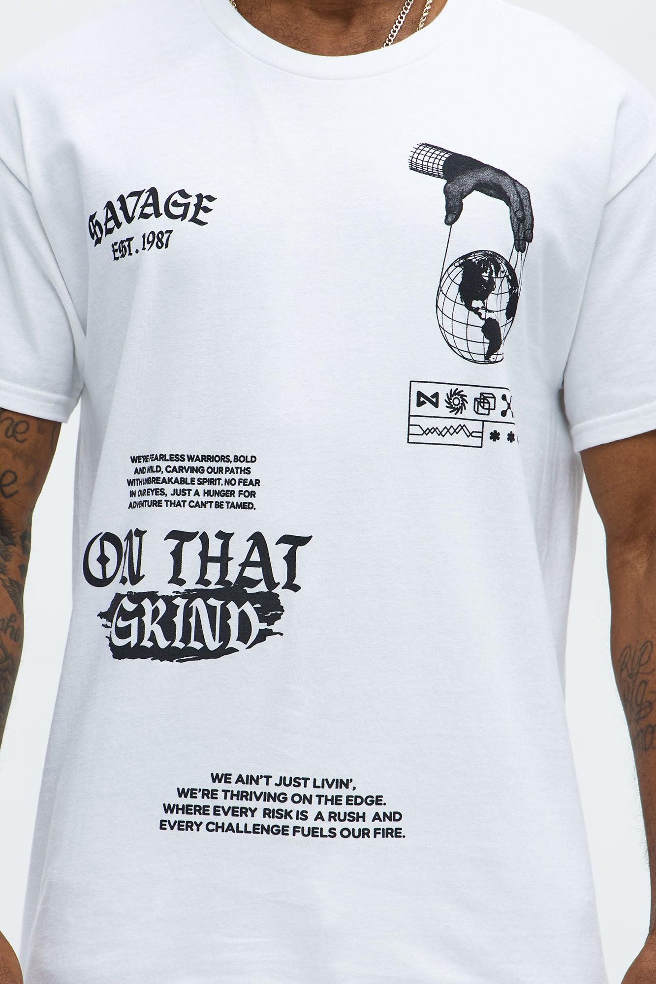 On That Grind Short Sleeve Tee - White Product Image