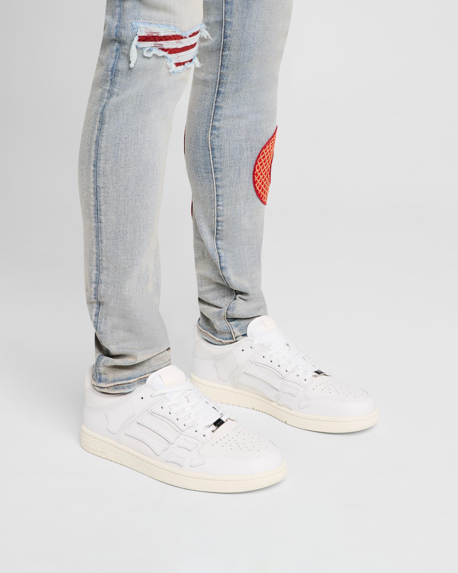 Men's Skel Top Leather Sneakers Product Image