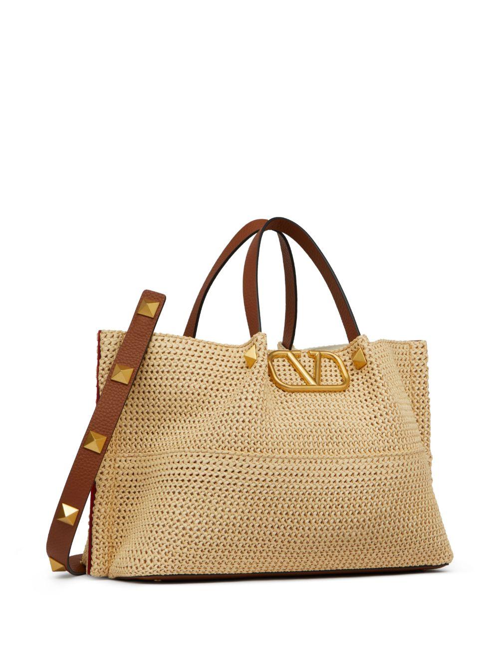 Summer woven tote bag Product Image