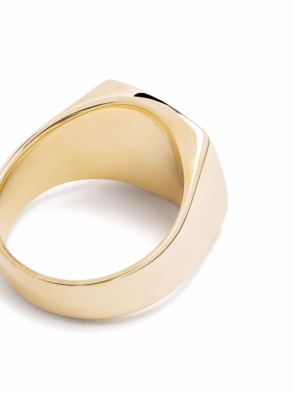 9kt yellow gold Cushion ring Product Image