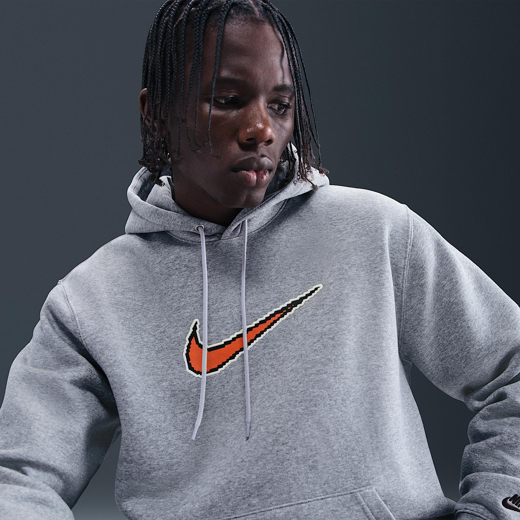 Mens Nike Sportswear Club Fleece Hoodie | HV1246-010 Product Image