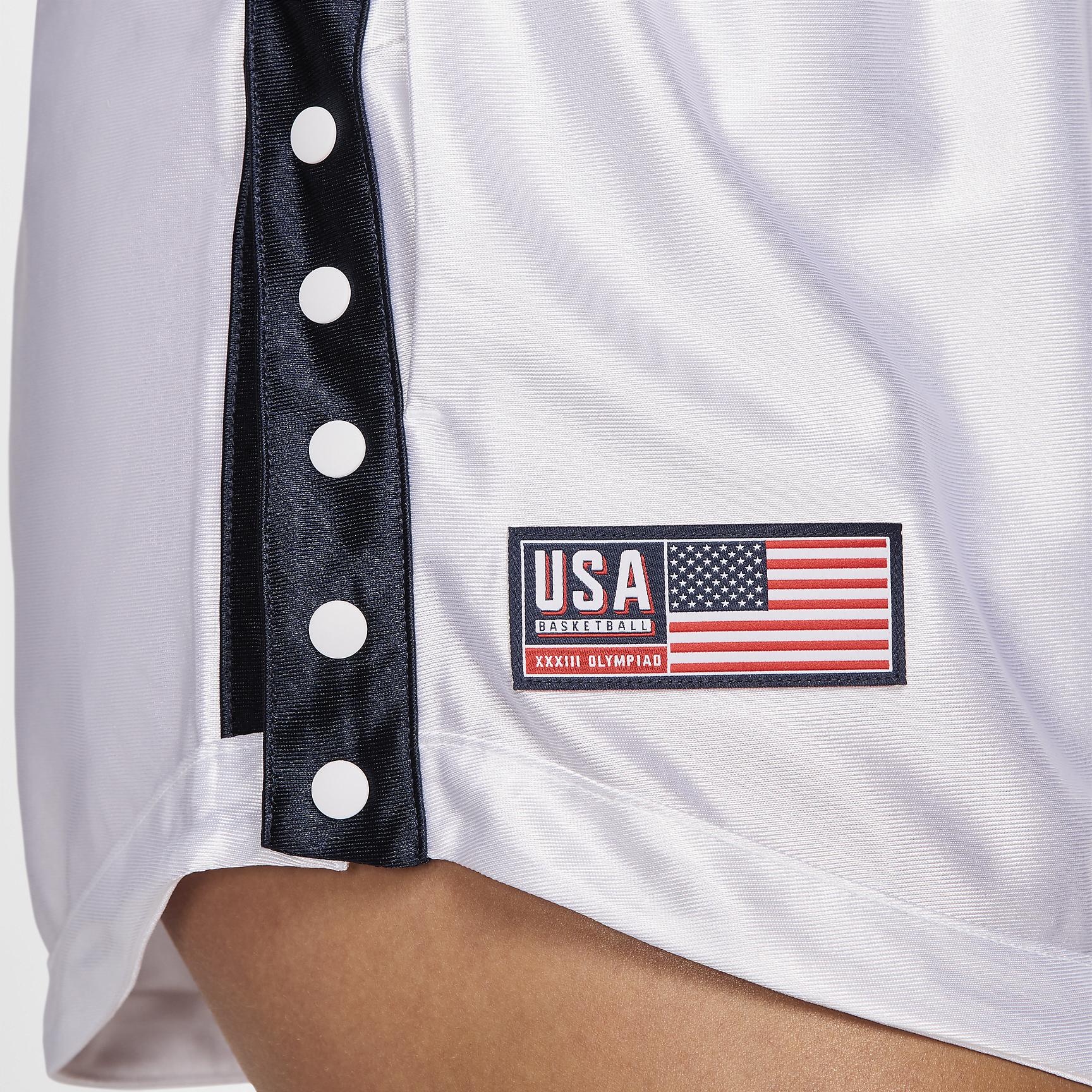 USA Village Women's Nike Basketball High-Waisted Shorts Product Image