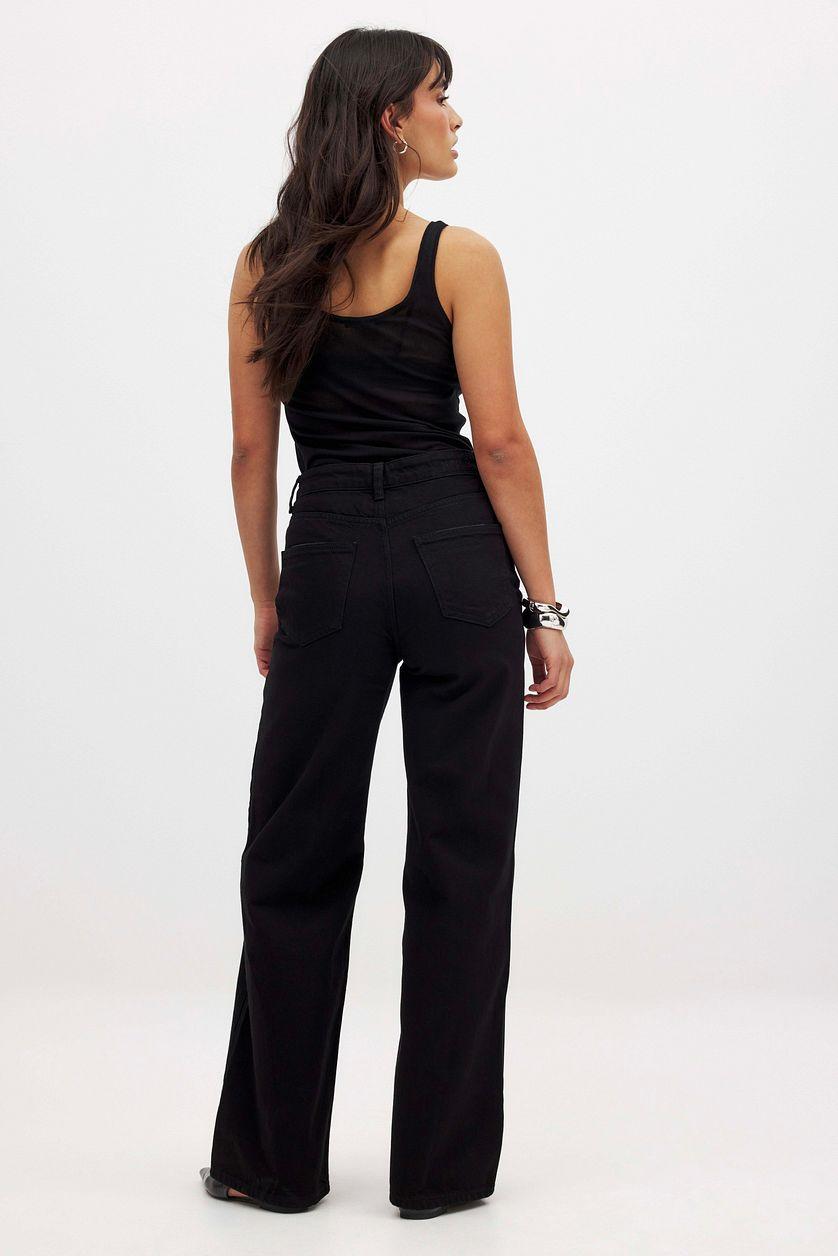 Wide High Waist Jeans Product Image