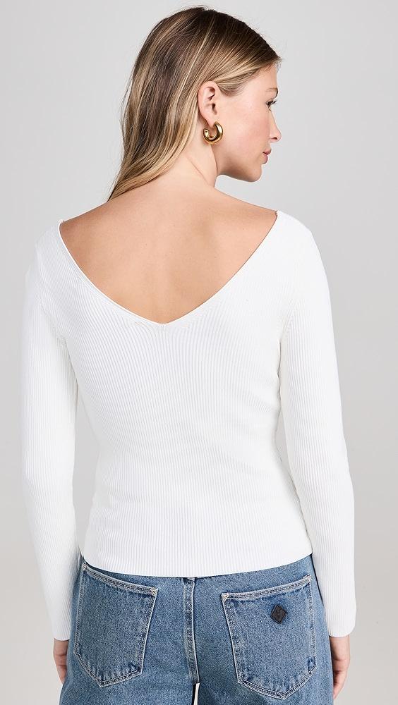 Enza Costa Viscose Sweater V Cardigan | Shopbop Product Image