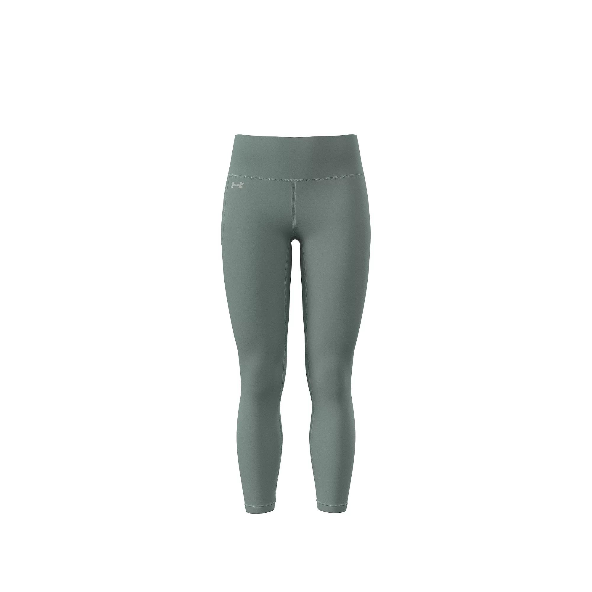 Women's Under Armour Motion High-Waisted 7/8 Ankle Leggings, Size: XL, Silica Green Product Image