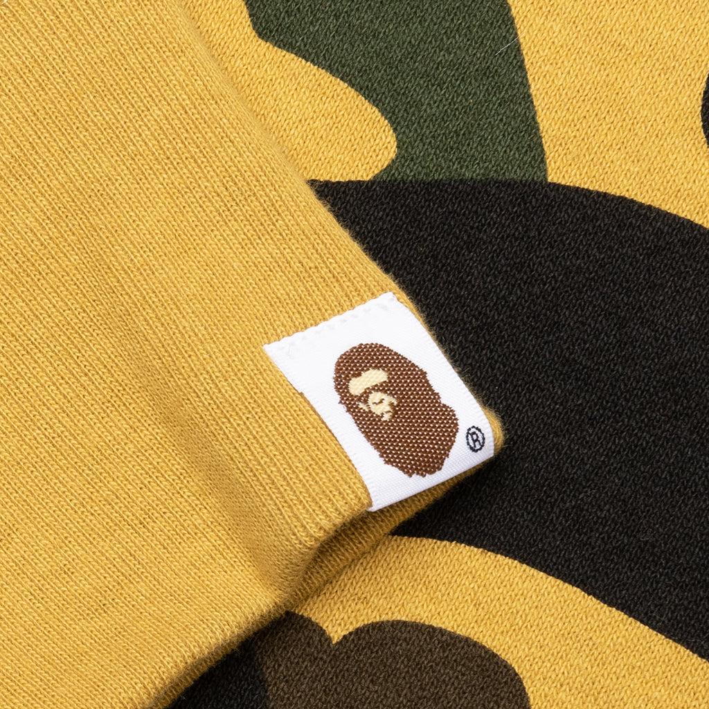 1st Camo 2nd Shark Full Zip Hoodie - Yellow Male Product Image