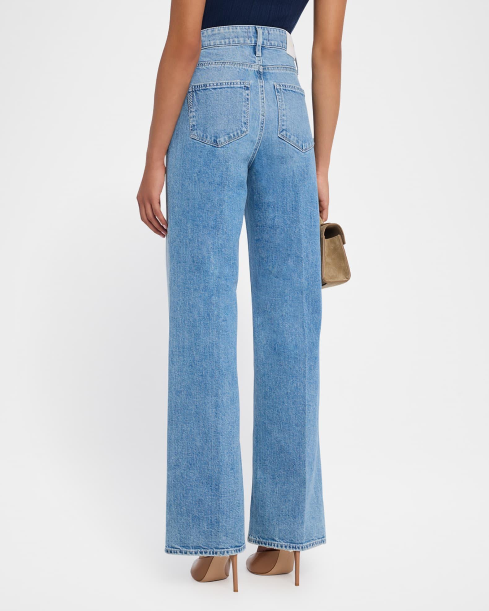 Anessa High-Rise Wide-Leg Jeans Product Image