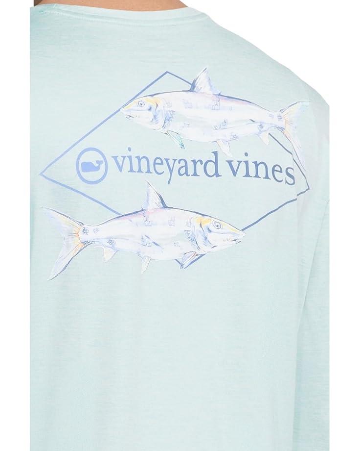 Santa Whale List Long Sleeve Pocket Tee Product Image